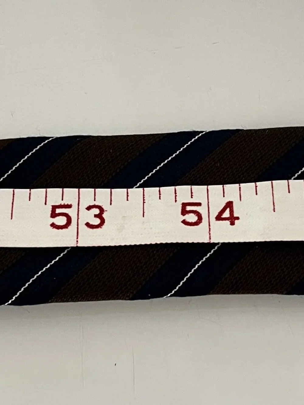 VTG PIERRE CARDIN Paris NEW YORK Blue/Brown Plaid & Striped MEN'S TIE-Preowned